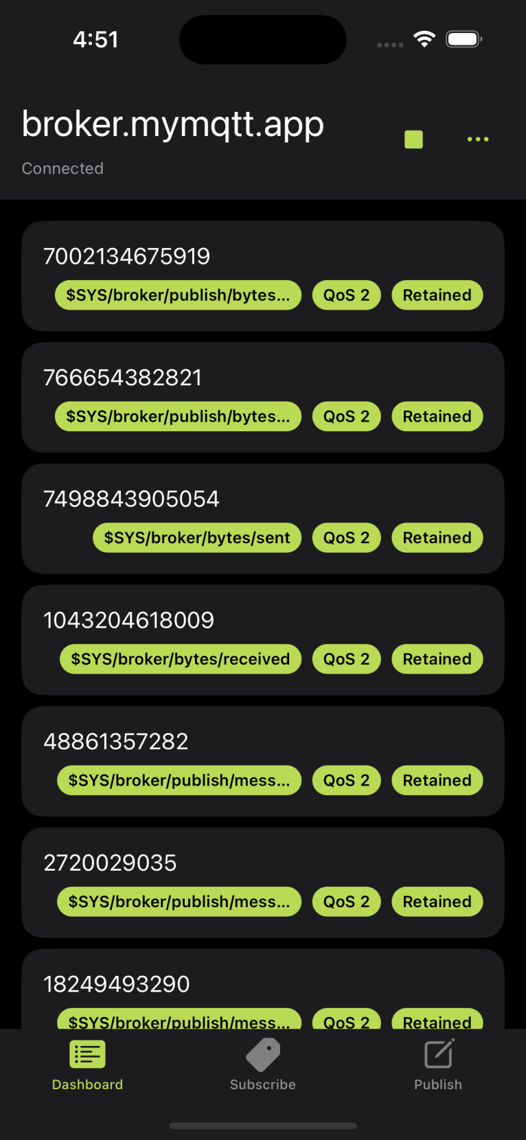 MyMQTT for iOS